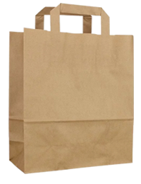 FLAT HANDLE PAPER BAG in Bhiwadi